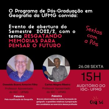 Sextas com a Pós - 26/08/22, 15 h