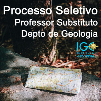 Processo seletivo para Professor Substituto - Departamento de Geologia
